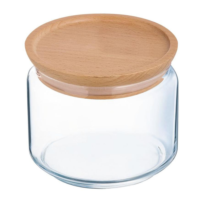 Pot de conservation en verre Pure Jar Wood - Luminarc