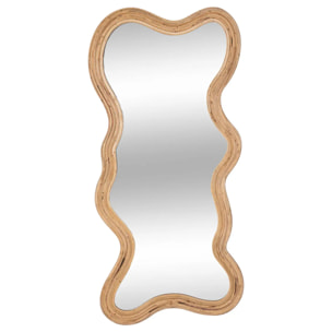 Miroir organique Maggie rotin 179x86cm
