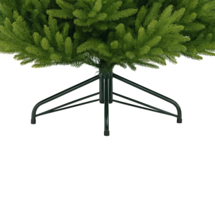 Rockfeller - Albero di Natale effetto realistico in PE e PVC ø160x210H, 2184 Punte