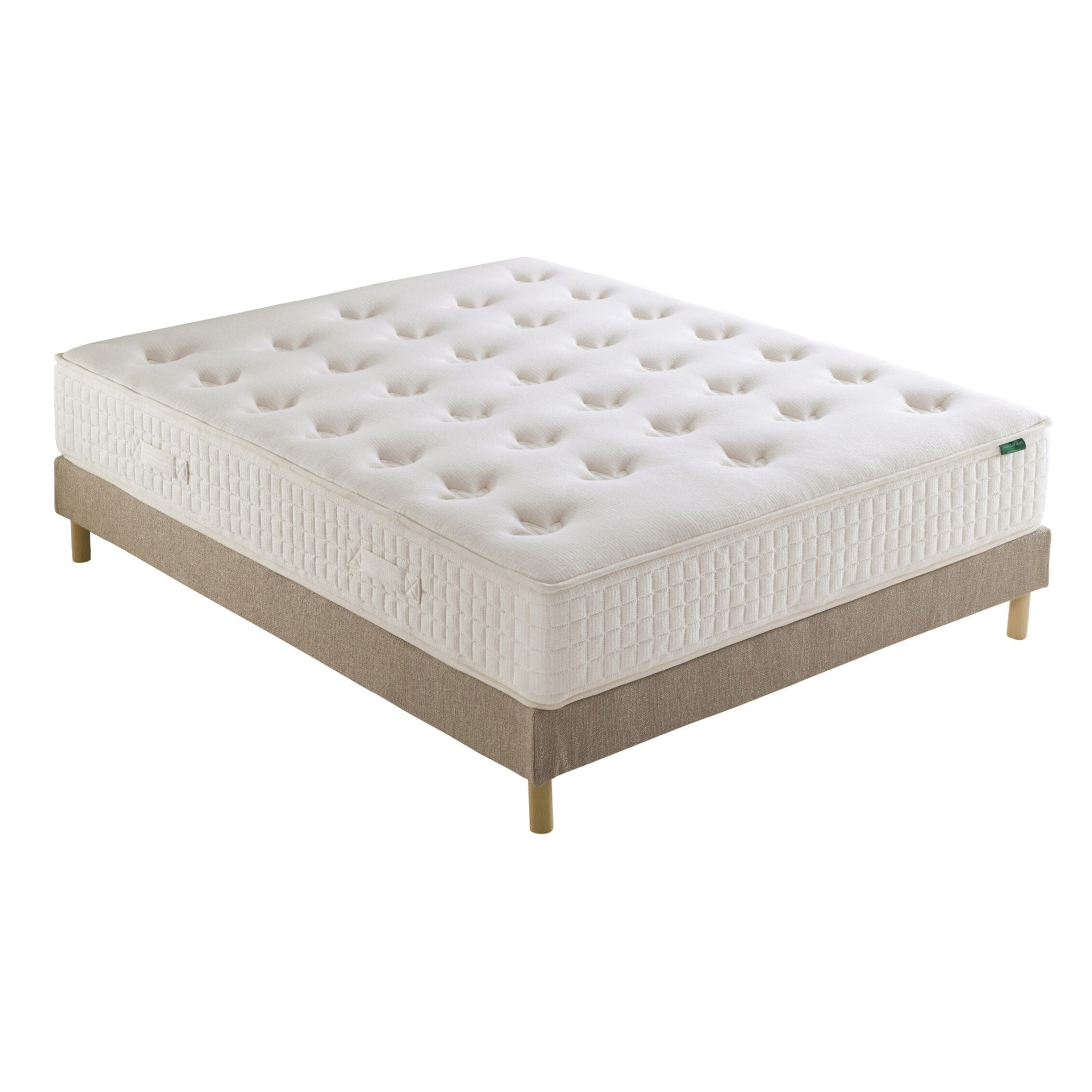 Ensemble matelas Le Latex Responsable + sommier