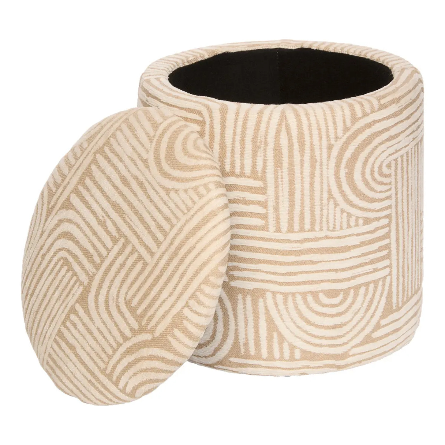 Pouf Coffre Nubo Beige 31x34cm