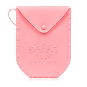 Porta mascarillas higiénico de silicona flexible.