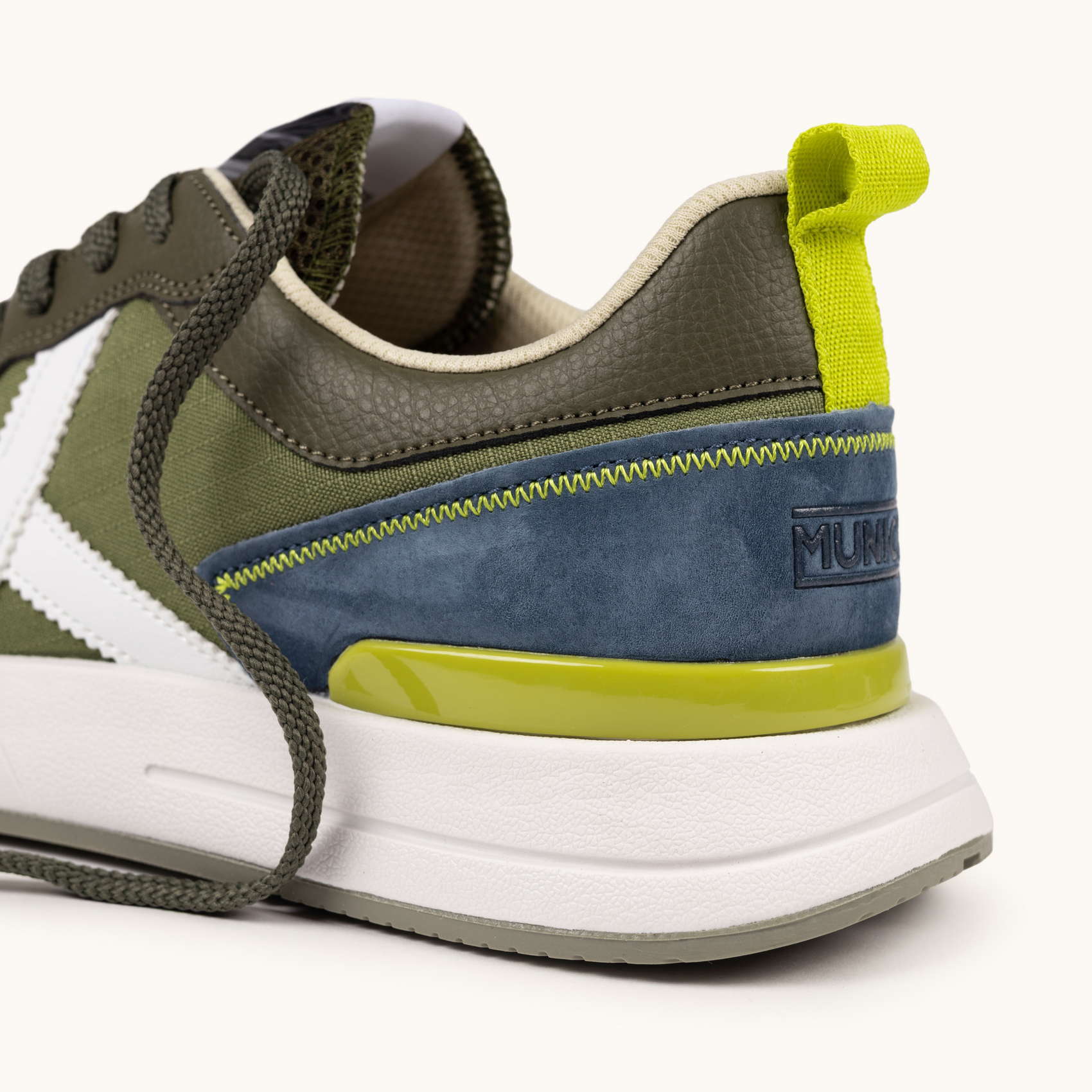 Zapatilla Ergonómica en Naranja y Beige MUNICH SPEED 19