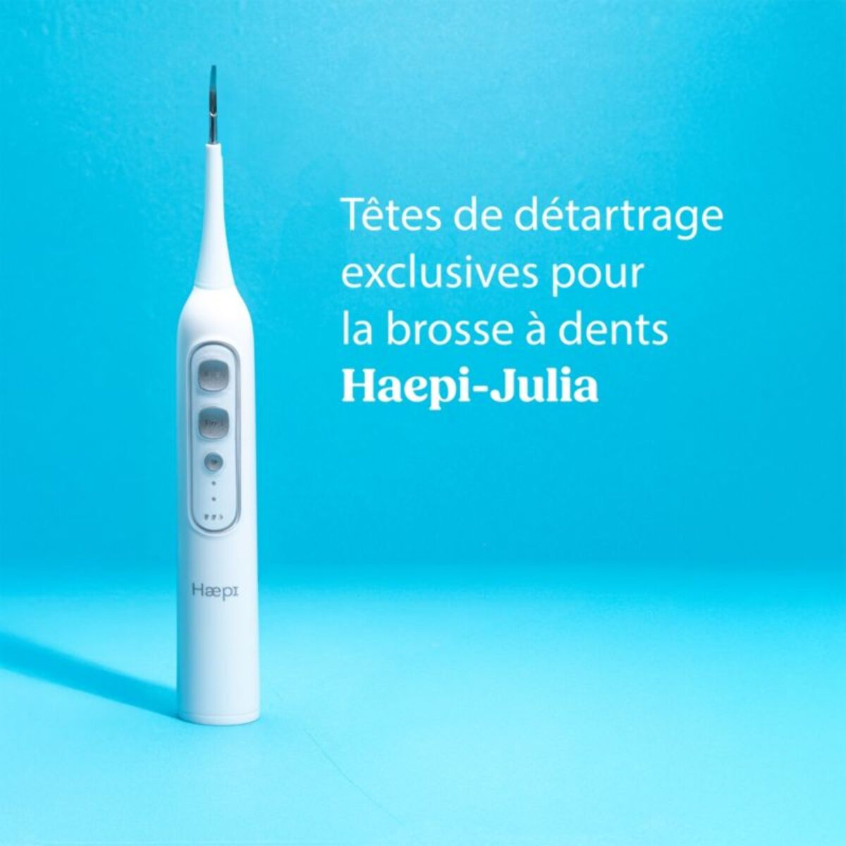 Tête HAEPI de détartrage pour brosse à dents Hi-Jul