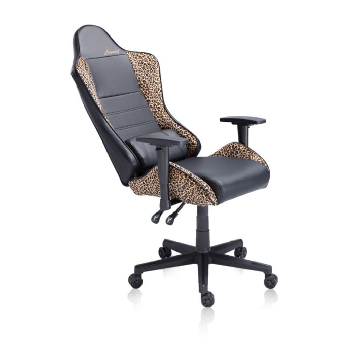 Silla gaming Gear Leopard Leopard - Negro