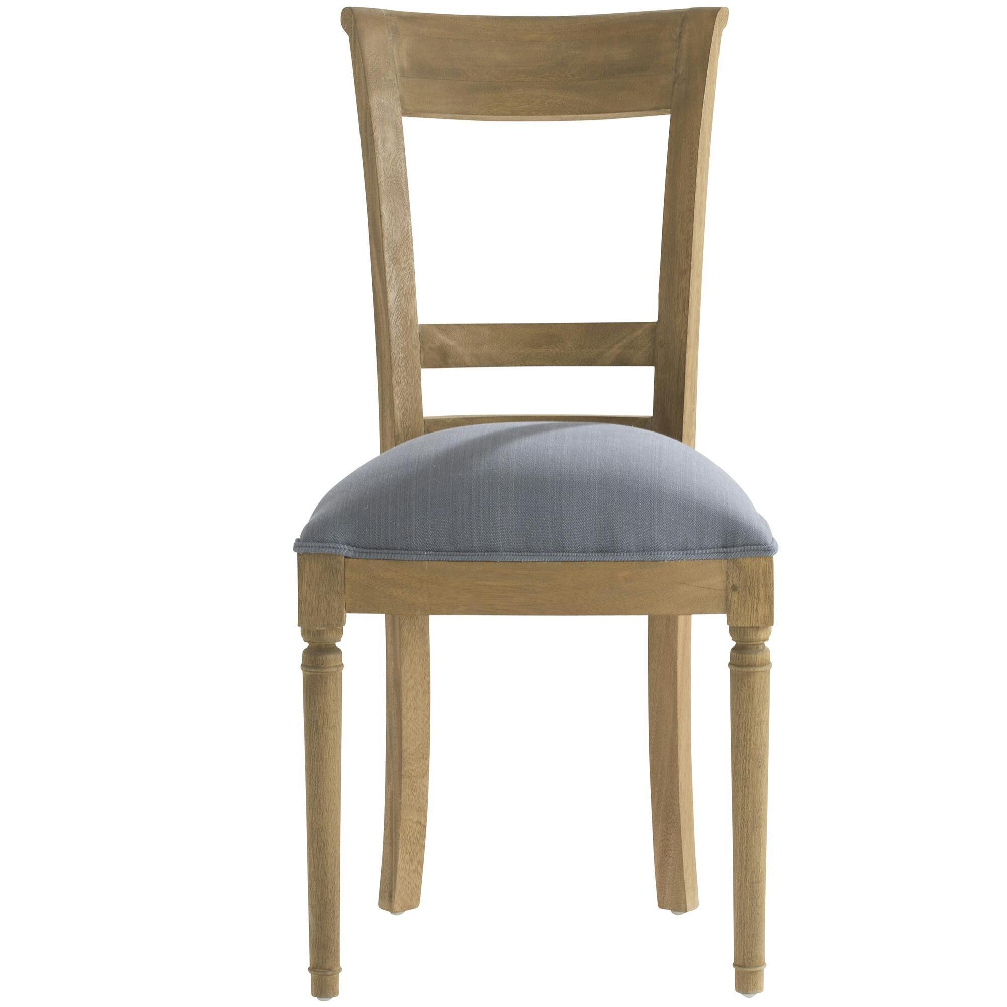 Chaise en tissu gris AMADEUS