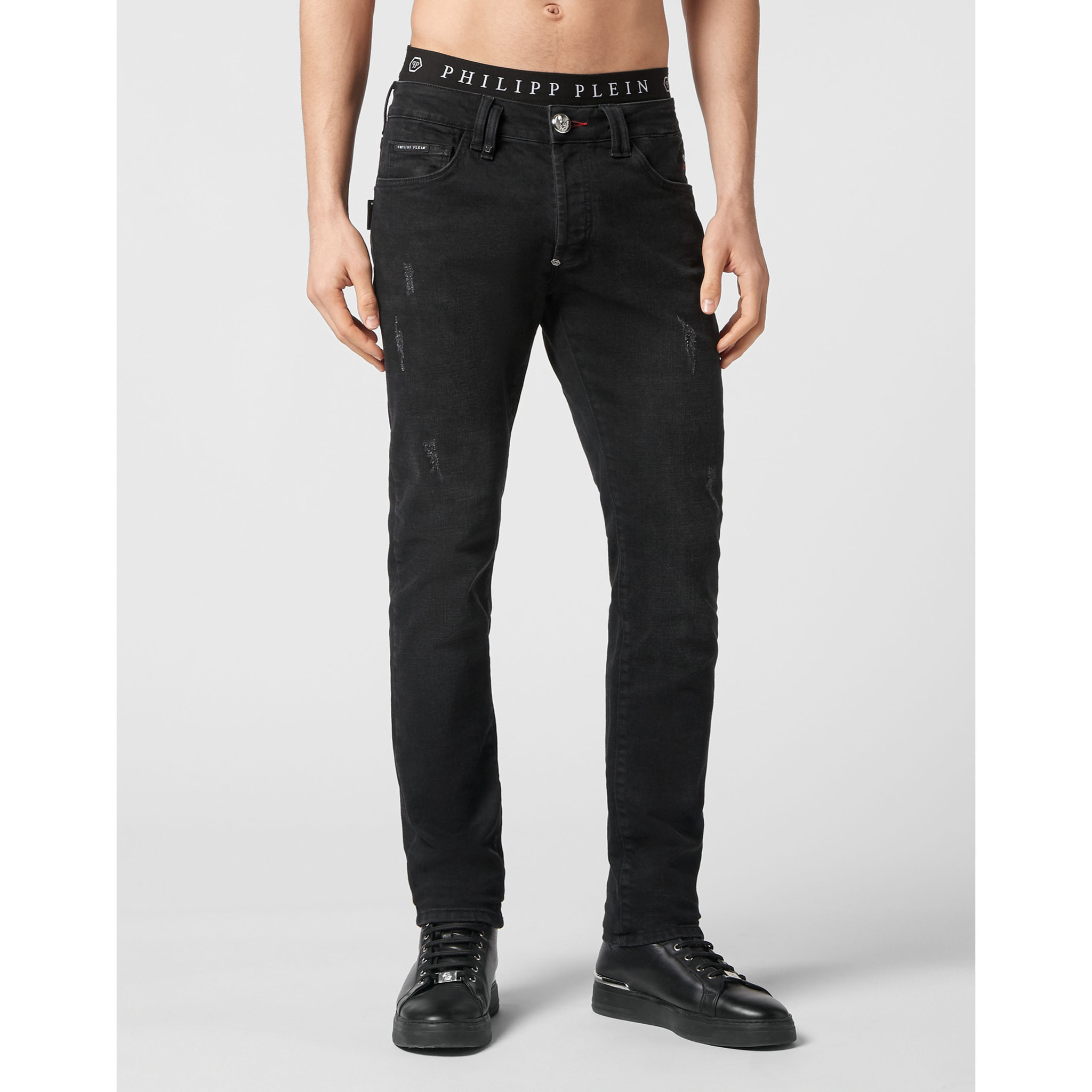 PHILIPP PLEIN Vaqueros de corte recto