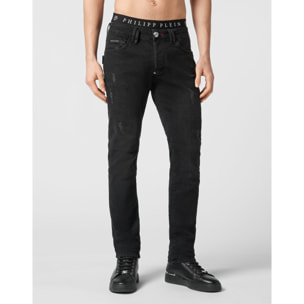 PHILIPP PLEIN Vaqueros de corte recto