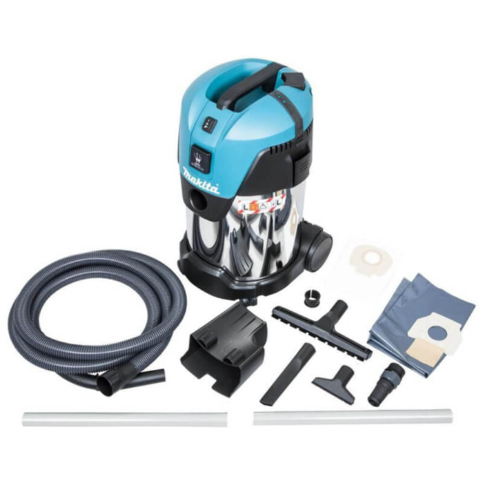 MAKITA Aspiradora en seco y húmedo 1000W 30L tanque - VC3011L