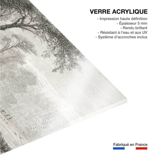 Tableau gravure les bords du fleuve Tableau plexiglas