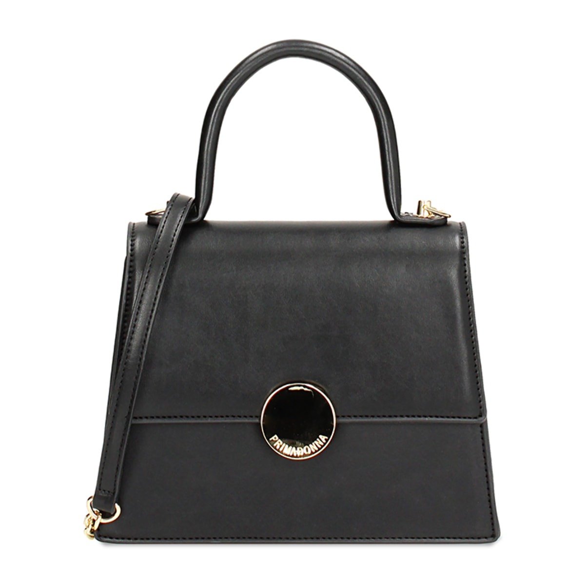 Minibolsa negra con clip