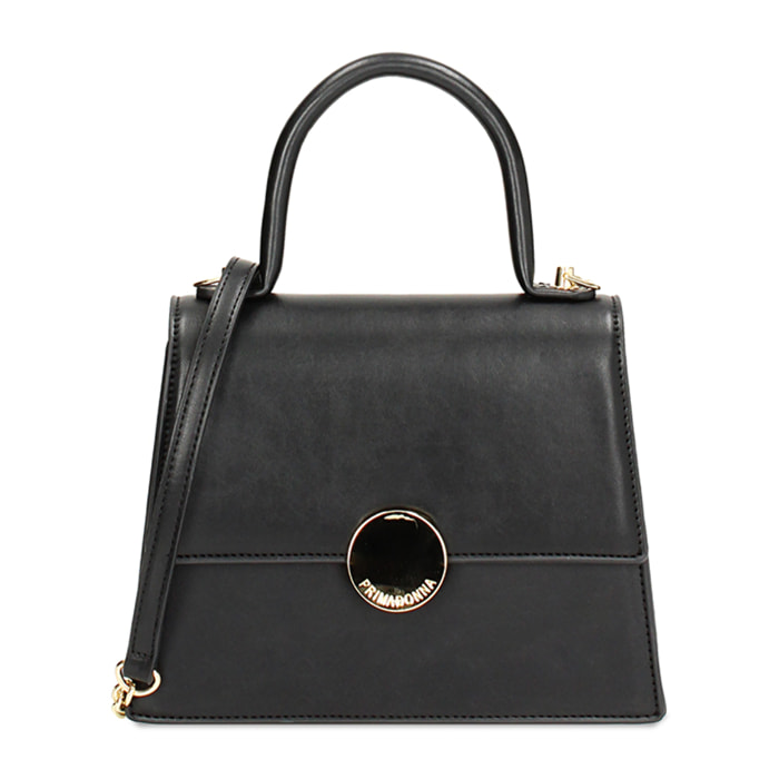 Minibolsa negra con clip