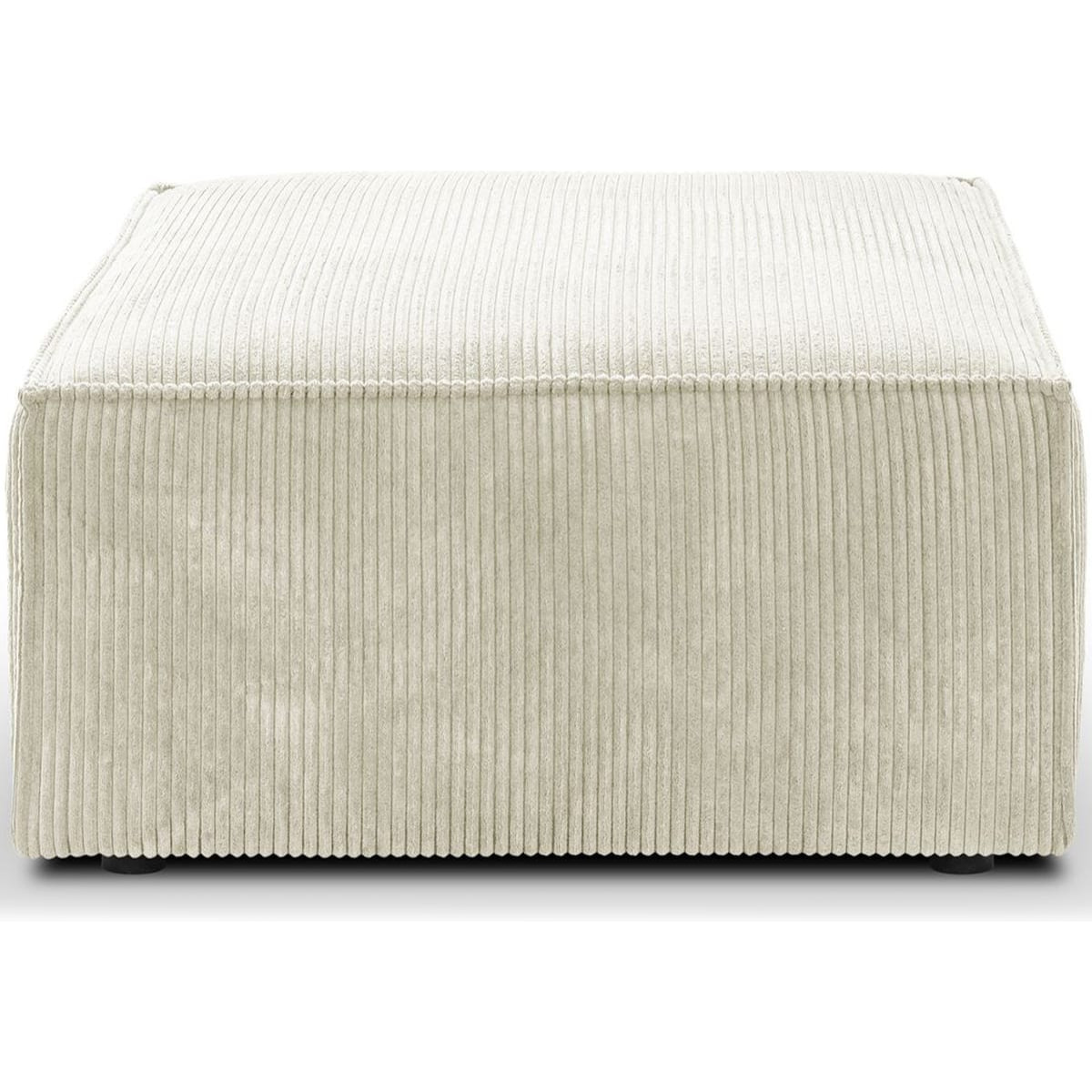 Pouf en velours côtelé - HARPER