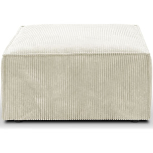 Pouf en velours côtelé - HARPER