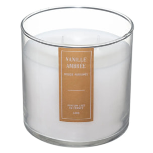 Bougie parfumée "Sili" - vanille ambrée 430g