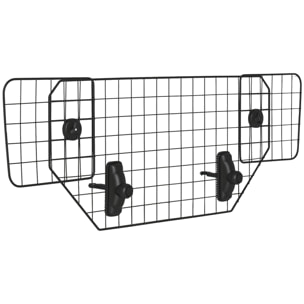 Barrière grille de séparation universelle voiture pour chien réglable 90-120L x 40H cm kit complet installation inclus noir