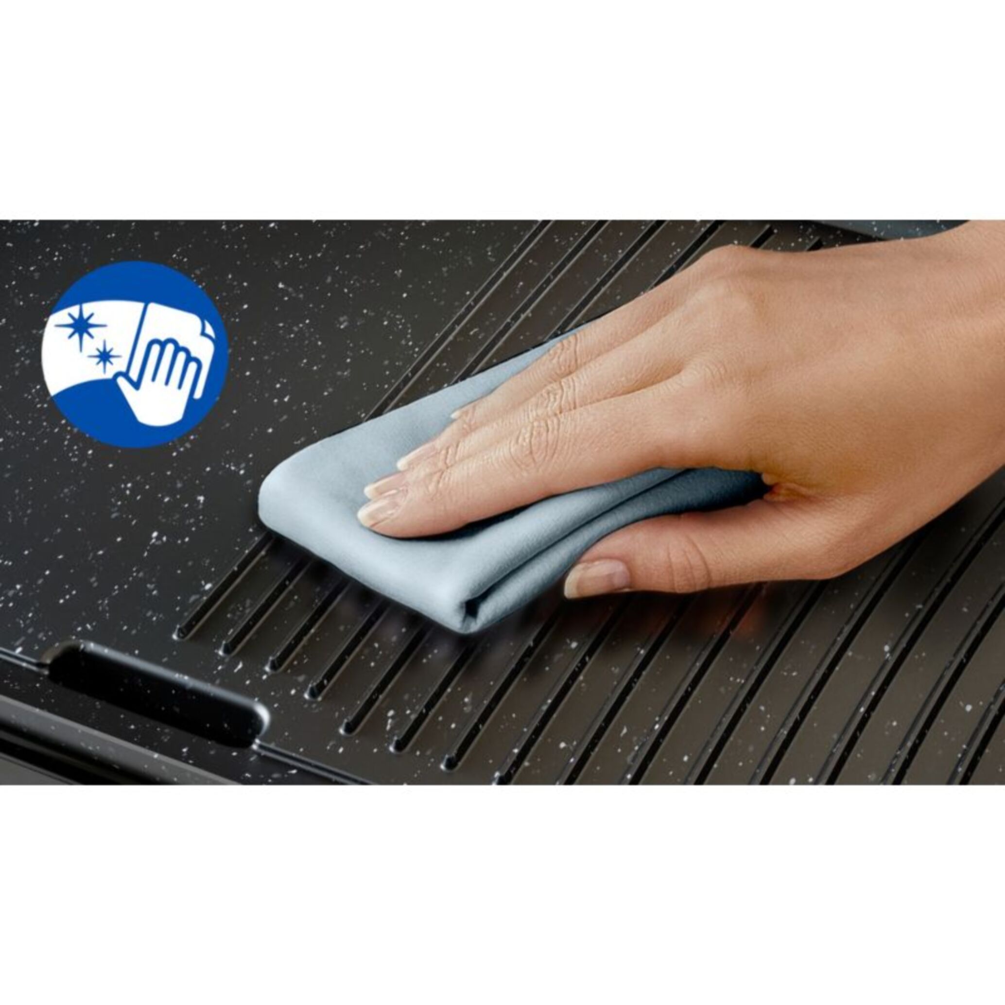 Plancha électrique PHILIPS Avec couvercle verre HD9261/90