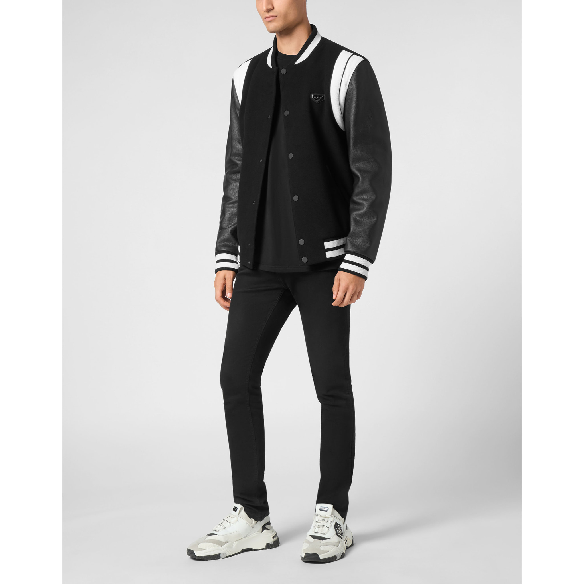 PHILIPP PLEIN Leather Bomber
