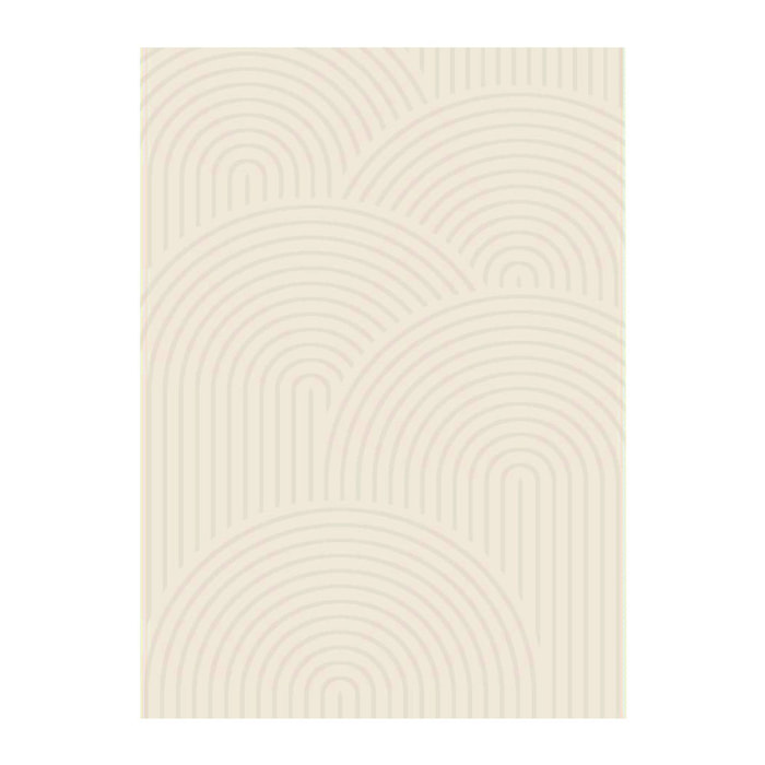 Tapis intérieur motif arches crème 160 x 230 cm - Brad