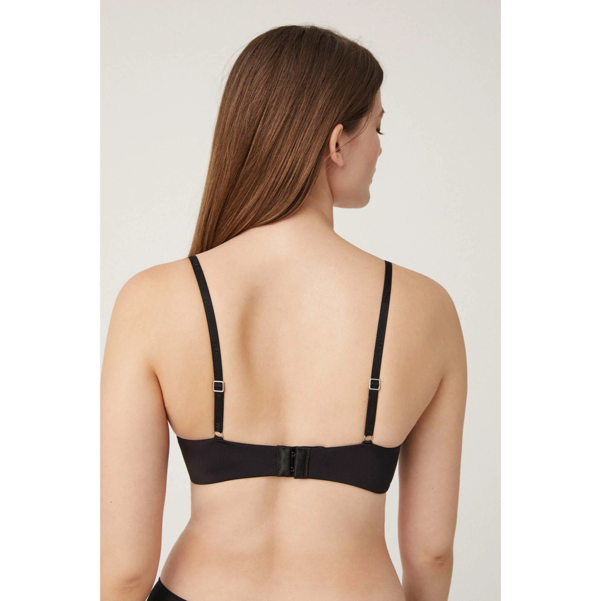 Reggiseno imbottito con ferretto nero, coppe B e C