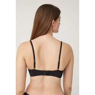 Reggiseno imbottito con ferretto nero, coppe B e C