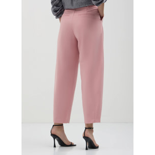 Pantaloni straight melange