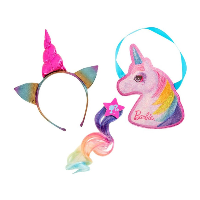 SET ACCESORIOS BARBIE UNICORNIO