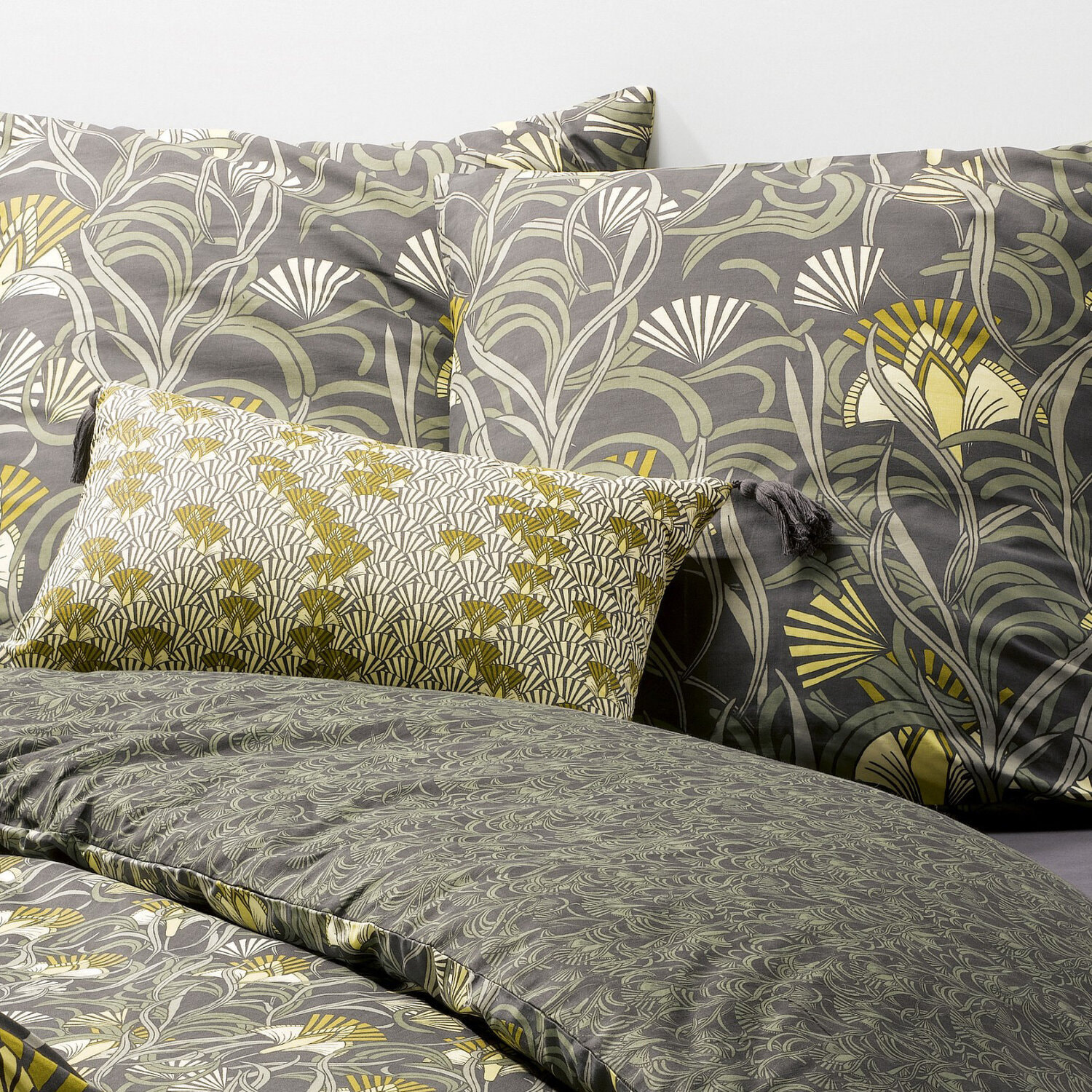 Parure de couette 3pcs 100% coton 57fils - liana
