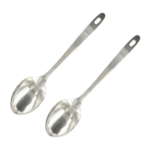 Ensemble de 2 Cuillères de service inox 31,5 cm Fackelmann Oxford