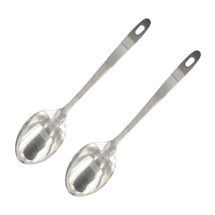 Ensemble de 2 Cuillères de service inox 31,5 cm Fackelmann Oxford