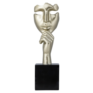 Scultura Pensiero Islanda in poliresina