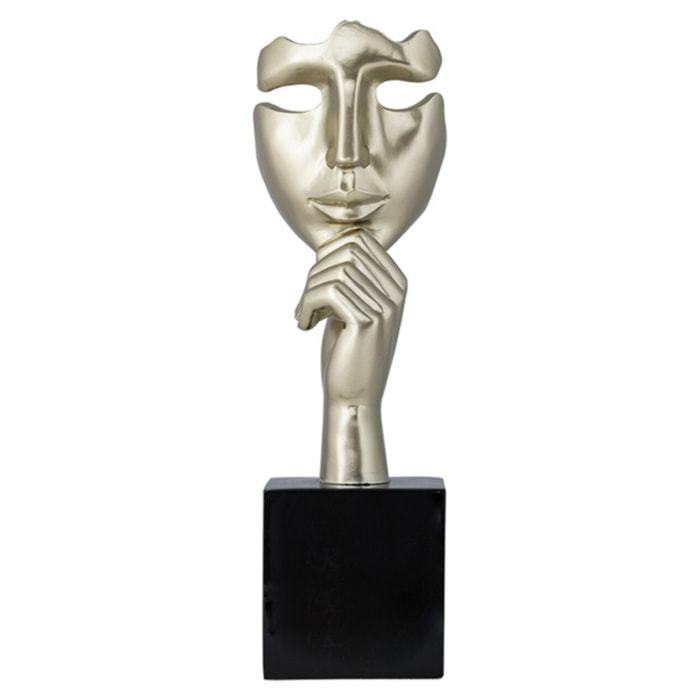 Scultura Pensiero Islanda in poliresina