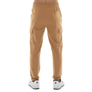 Pantalón de deporte de invierno para hombre con pequeño logo "Basic" en el puño