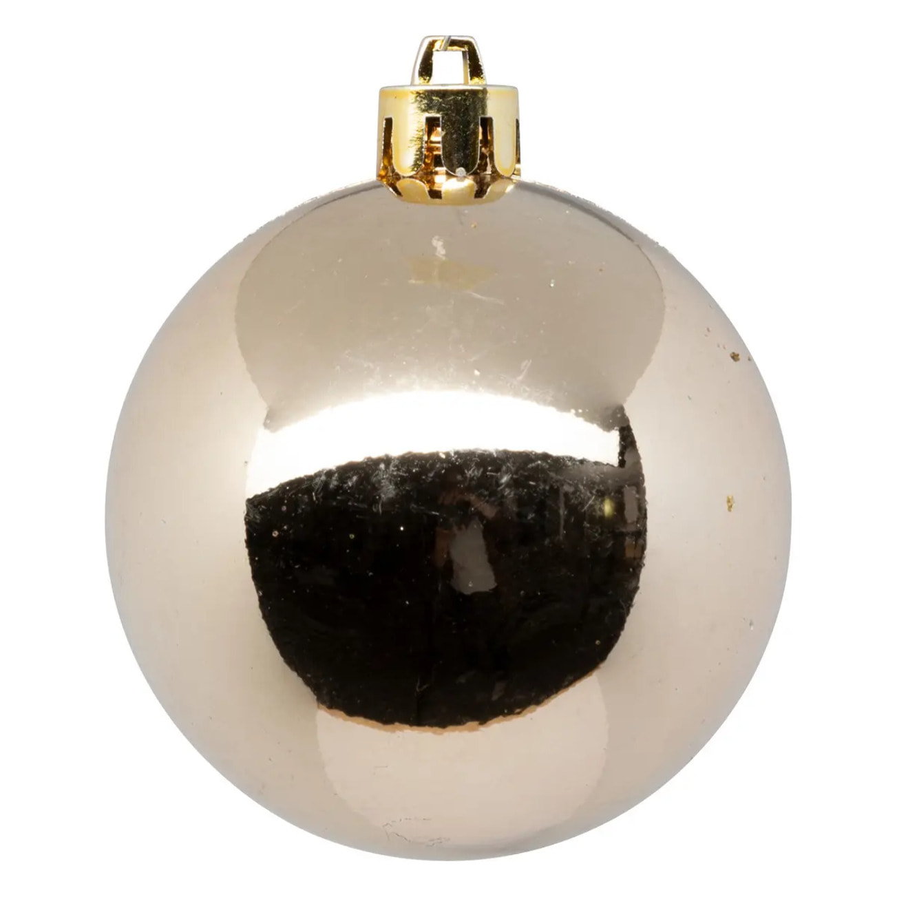 Boule de Noël plastique 70mm x8 nude
