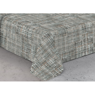 Trapunta Invernale 300gr Made in Italy Piumone Clado Linea Scaldanotti Disegno Lisbona Grigio