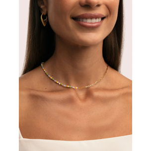 Collana Chic Nora Acciao Placcato Oro