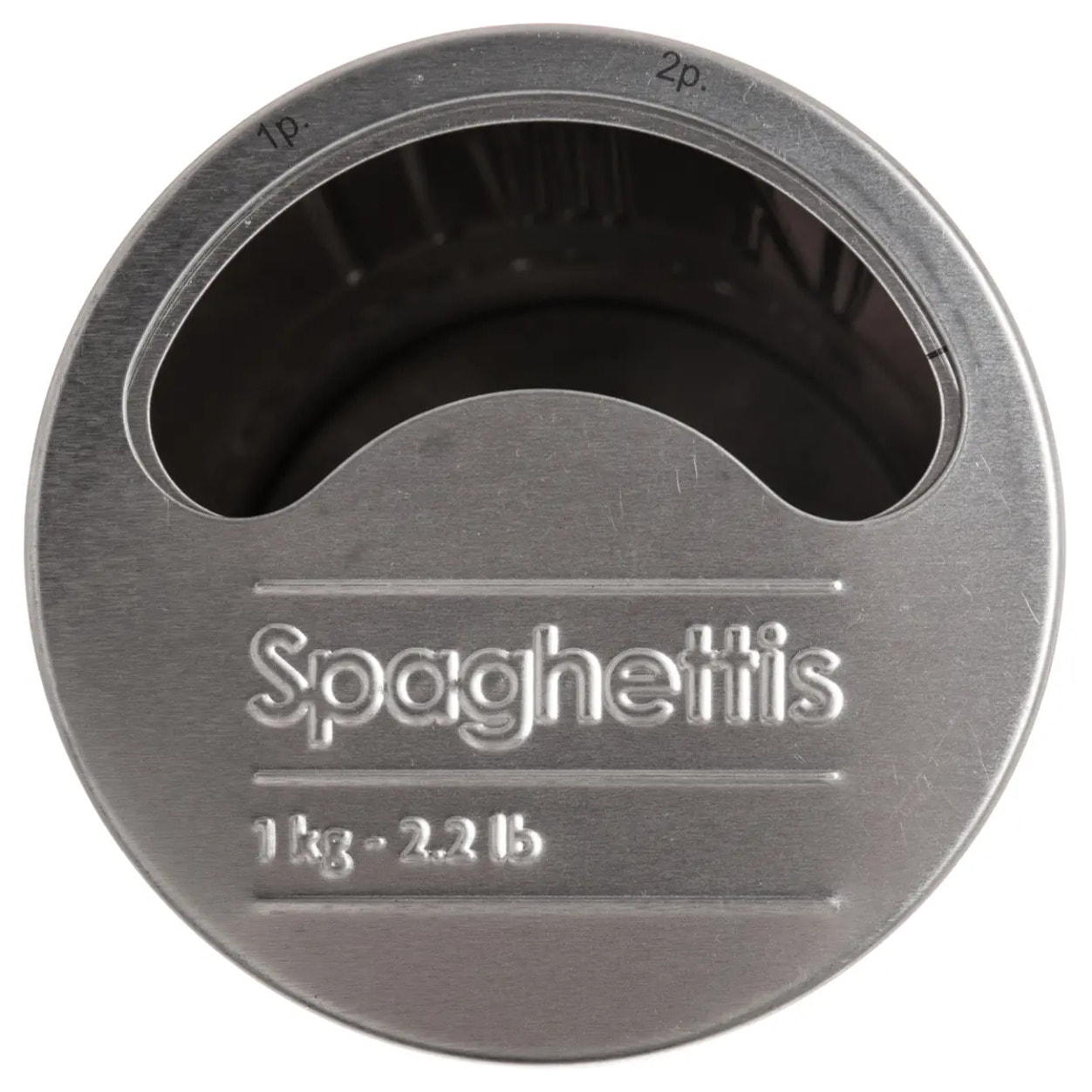 Boîte à spaghettis métal "Black Edition" noir