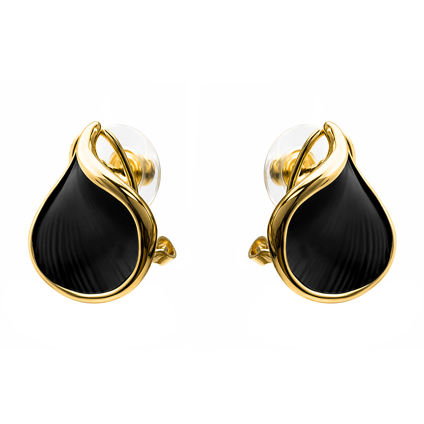 Pendientes Overci acabado oro amarillo 18k