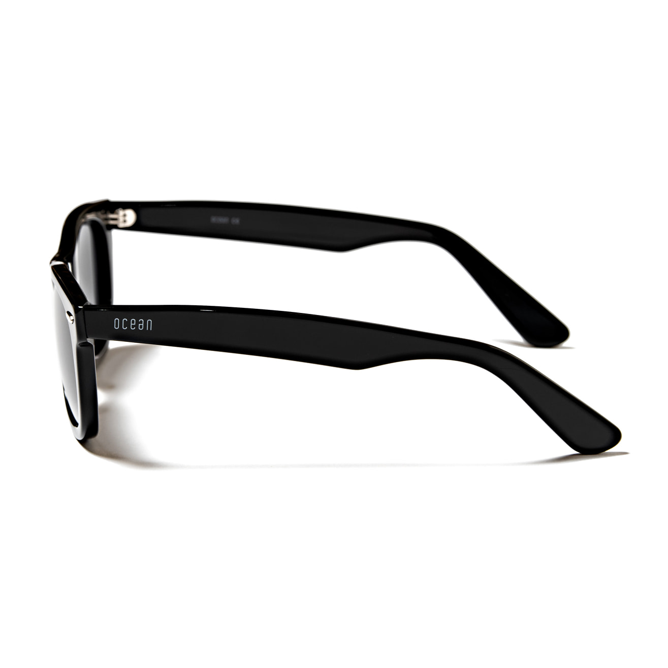 Gafas de sol OCEAN OSAKA - Negro brillante / Revo plateada