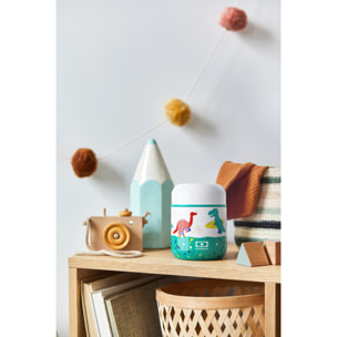 Lunch box isotherme Capsule 280ml bleu Dino