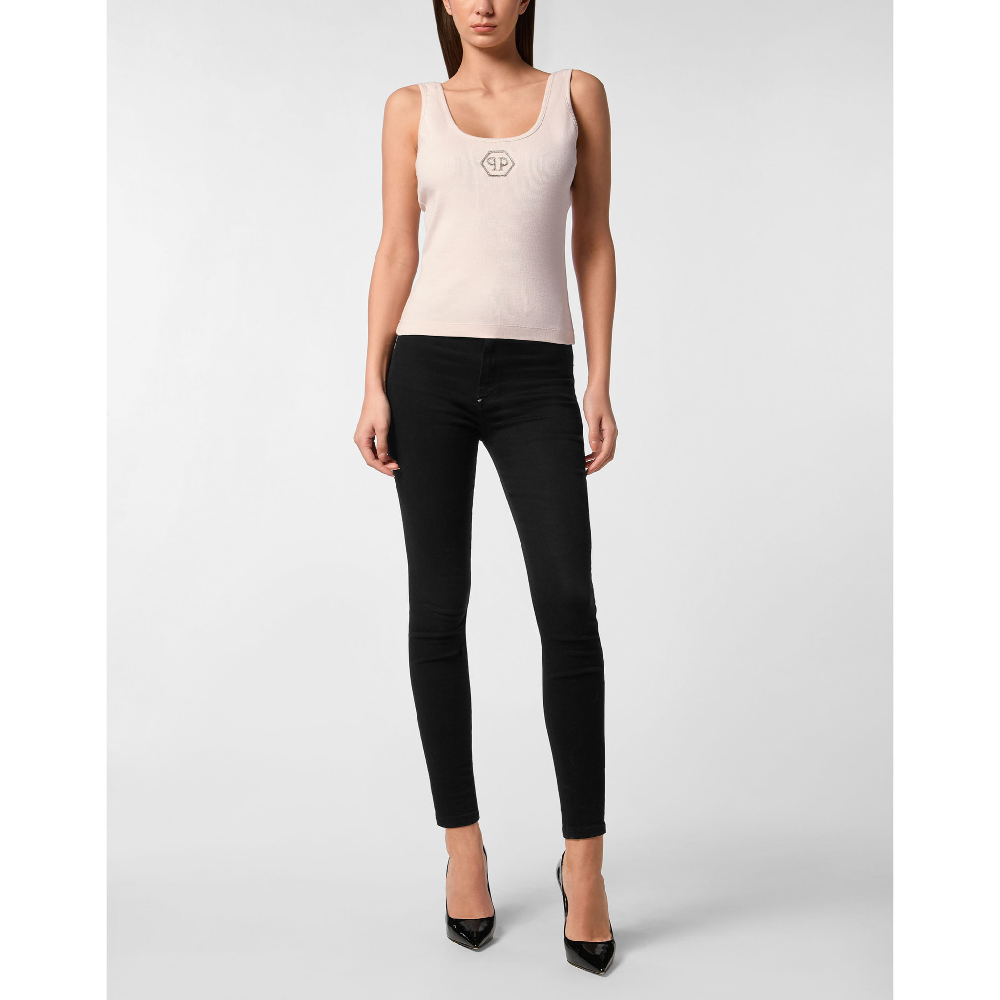 PHILIPP PLEIN Camiseta de tirantes HEXAGON