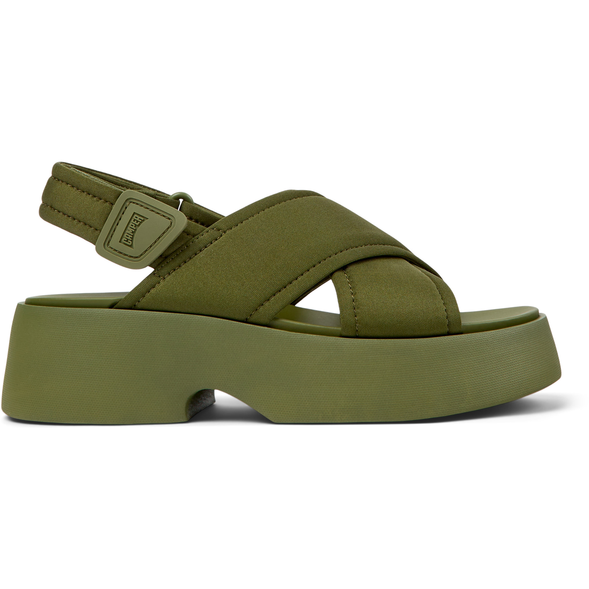 Sandalias - CAMPER Tasha - Verde - Textil técnico (poliéster reciclado)