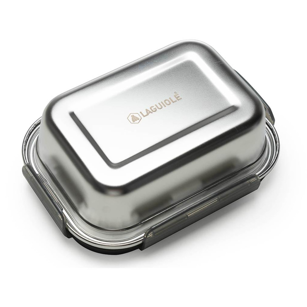 6 boîtes rectangulaires inox
