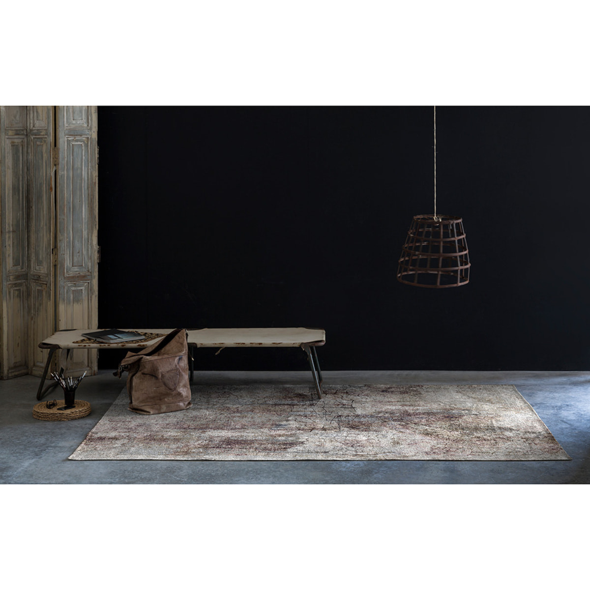 Alfombra decorativa SAMANI gris. Varias medidas disponibles.