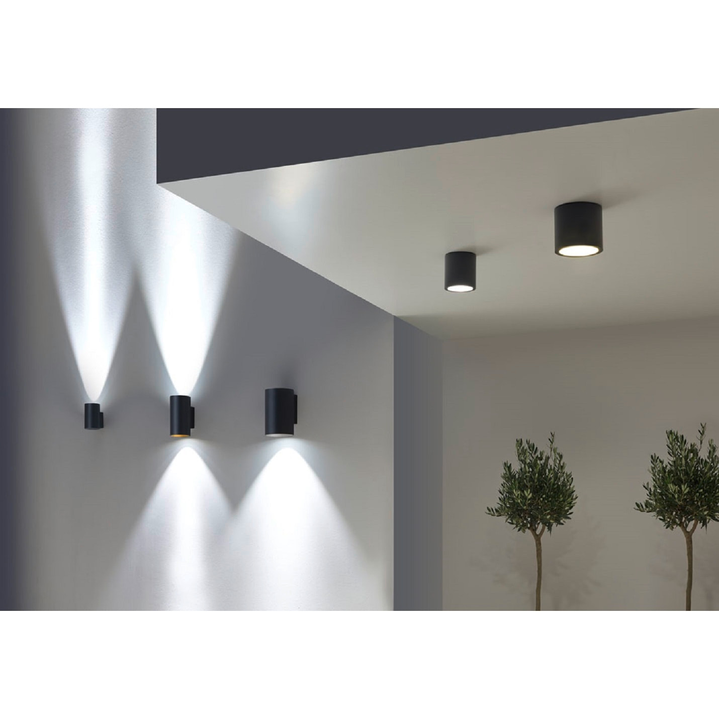 LEDS C4 Aplique ip55 cosmos ø85mm single emission led 11w blanco cálido - 3000k on-off