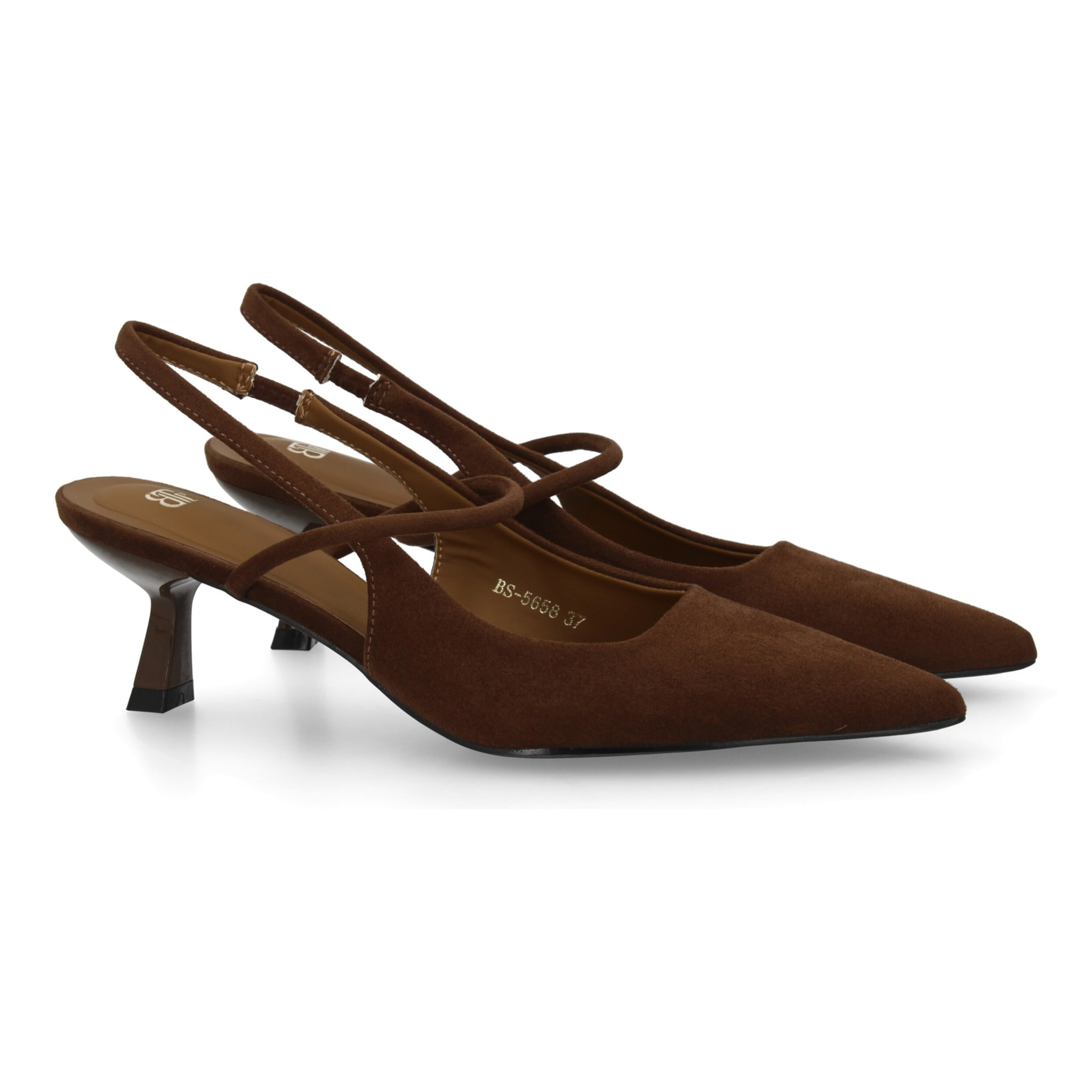 Zapatos de tacon destalonados elegantes