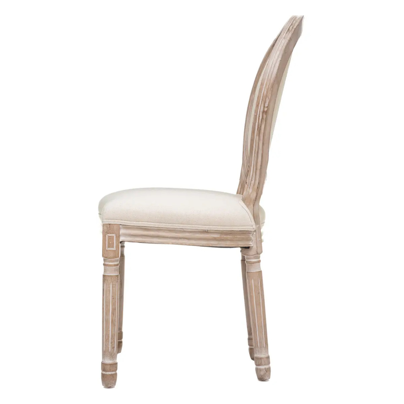 Chaise "Cléon" - beige lin