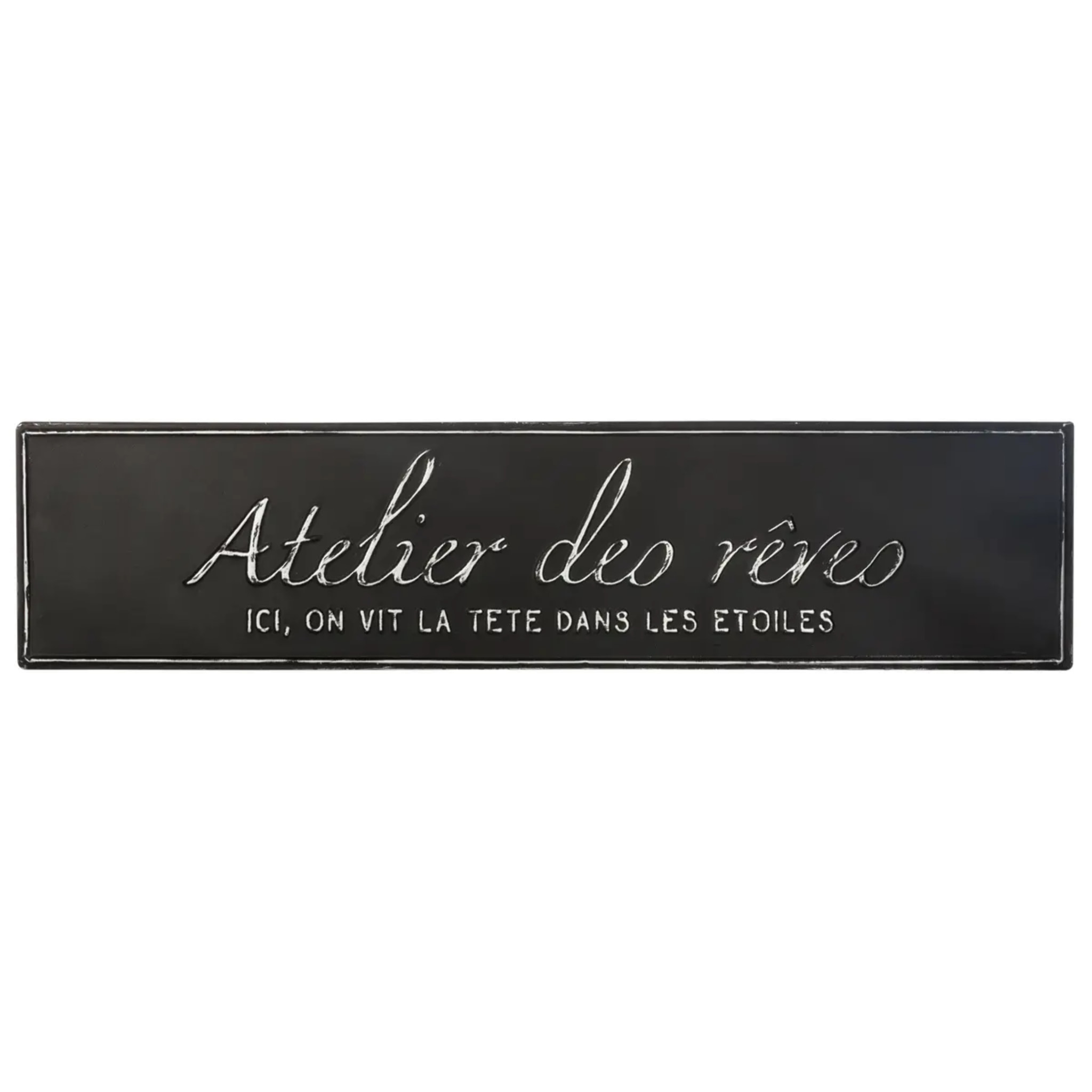 Plaque citation murale 78x18cm