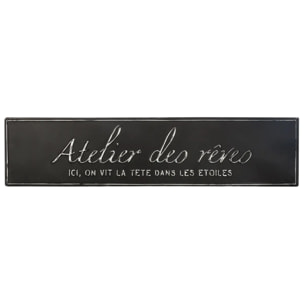 Plaque citation murale 78x18cm