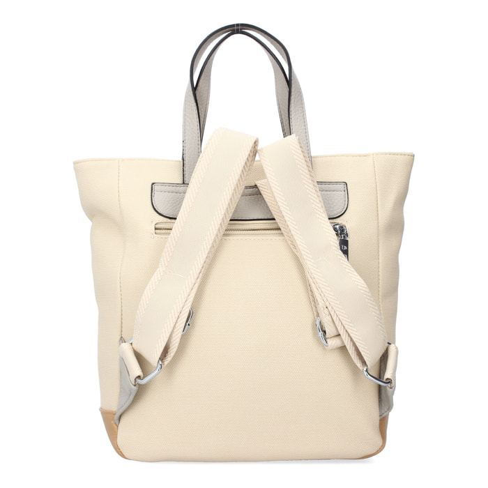 Mochila de Mujer, diseño moderno, Compartimento Principal con Cremallera, Bolsillo Frontal con boton de iman